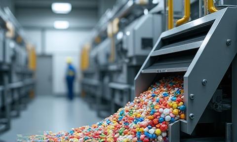 Photo of plastic shredding machinery